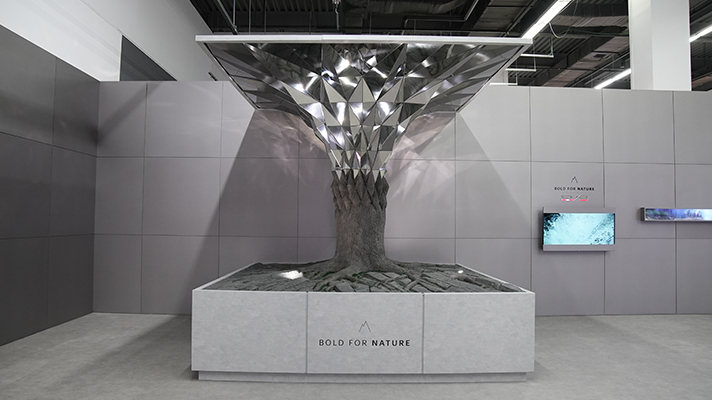 “Bold for Nature” 조형물