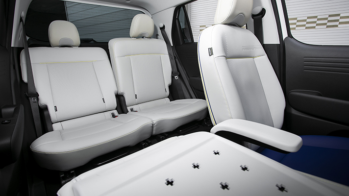 캐스퍼 뒷자석 폴딩 시트