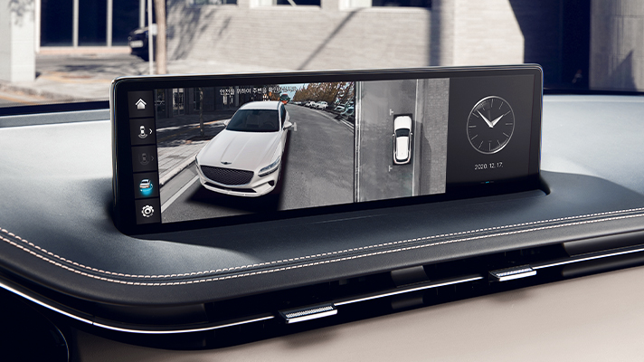 제네시스 서라운드 모니터 클로즈업