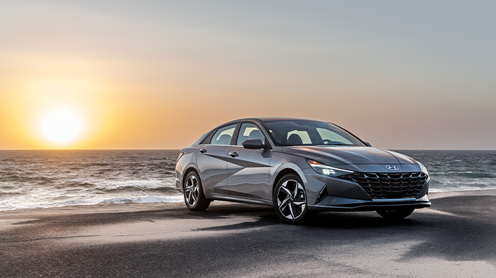 현대자동차 차량 전측면