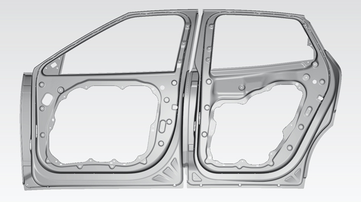 GV60 도어 이너 패널 설계 3D