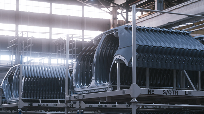 현대자동차 아이오닉 5 차체 조립 과정