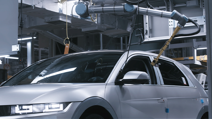 완성된 현대자동차 아이오닉 5 전장 검사