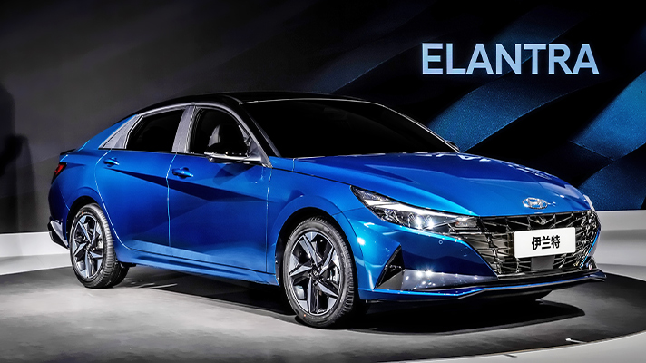 2020 베이징 국제 모터쇼에서 공개한 중국형 아반떼 Elantra