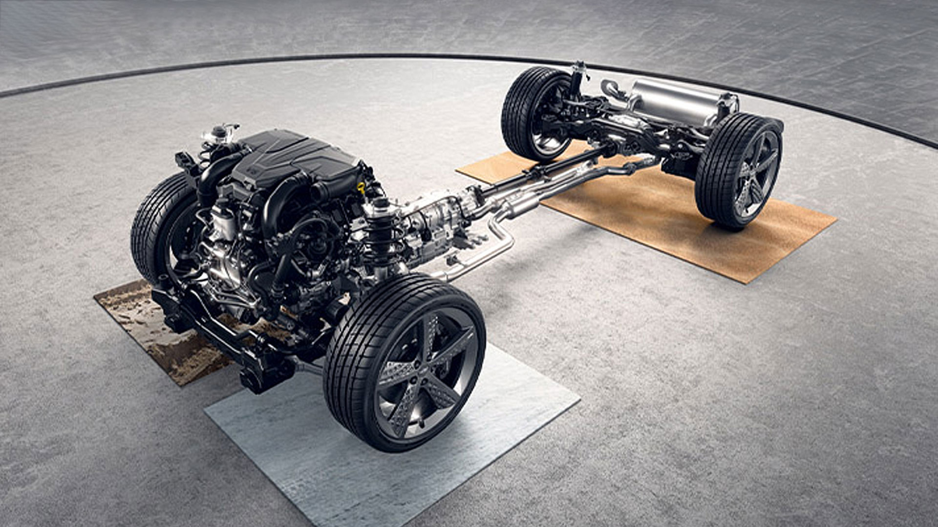 제네시스 파워트레인의 모습