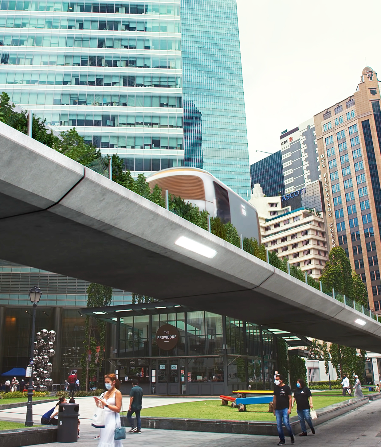 UAM of the future city drawn by Hyundai Motor Group