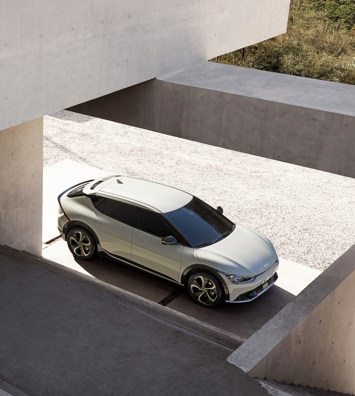 Kia EV6 High Angle View