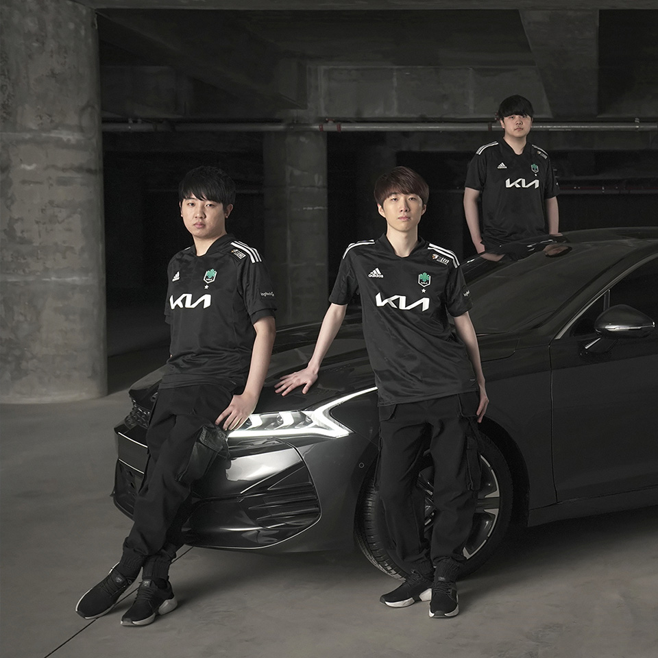 프로게임단 담원 기아 게이밍의 선수들