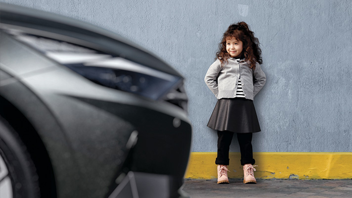 Car and child