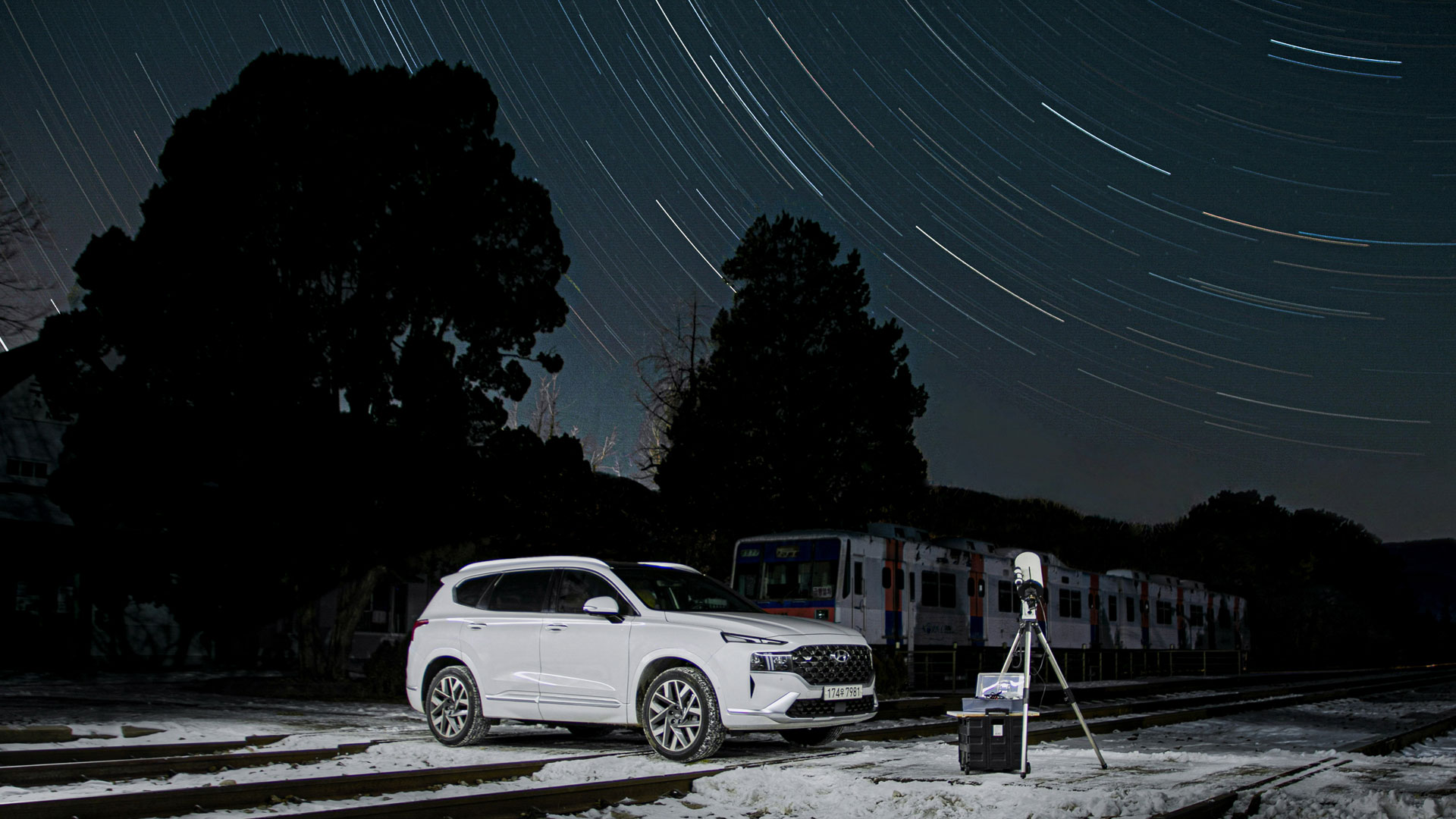 Capturing the Night Sky and stars with Hyundai Santa Fe