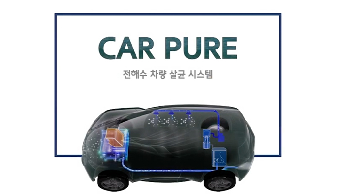 Car Pure electrolyzed water vehicle sterilization system