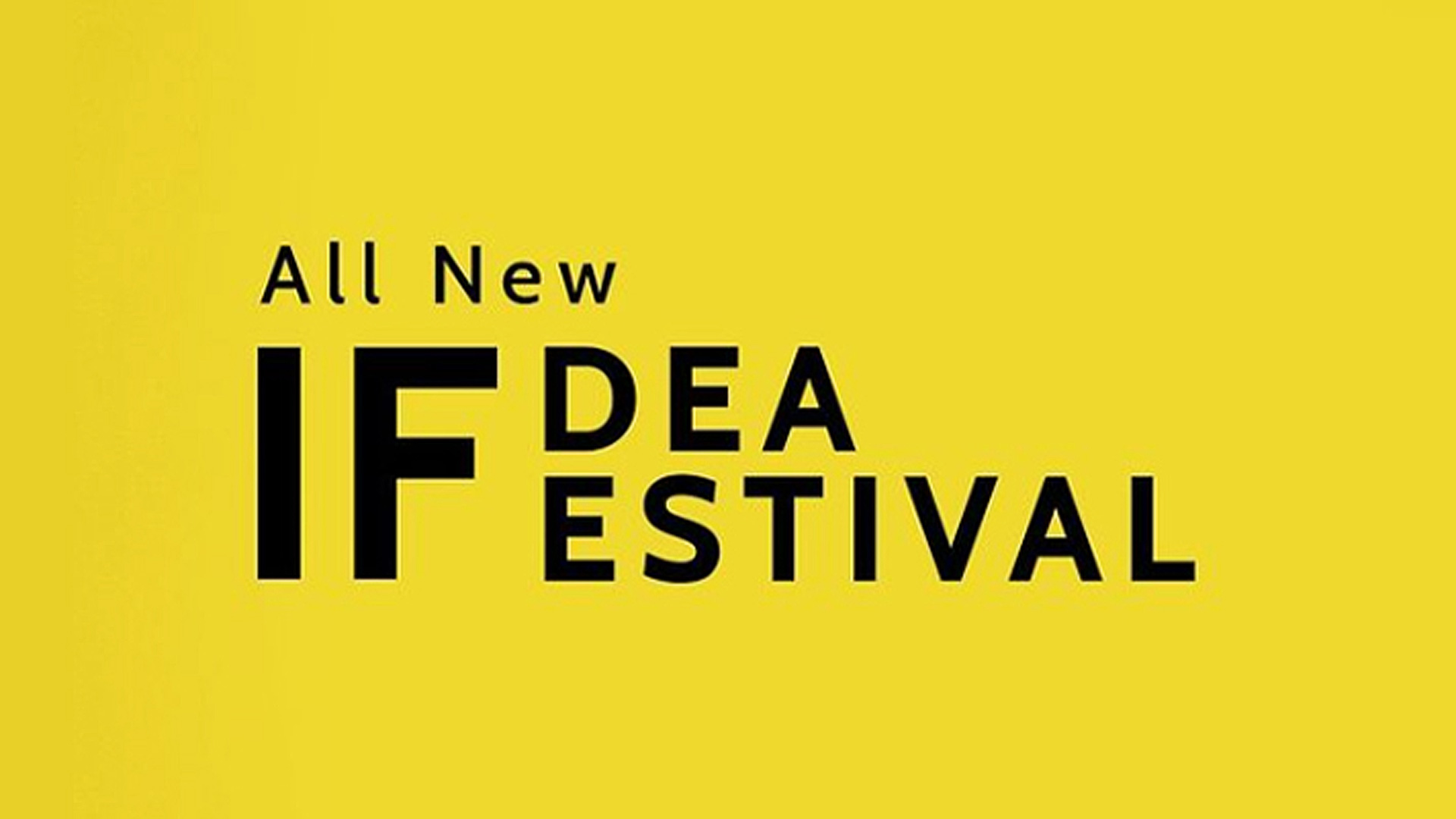 Poster image of All New Idea Festival