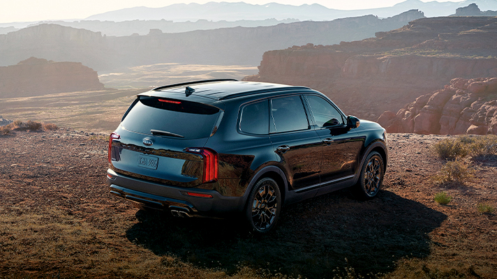 기아 텔루라이드의 뒷모습