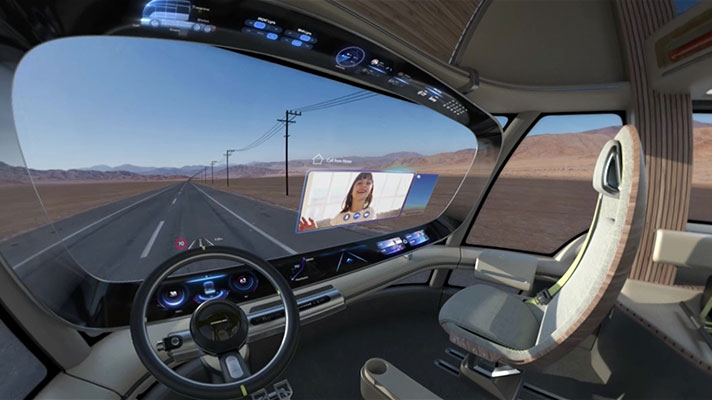 수소트럭 넵튠 VR 소개 영상 화면