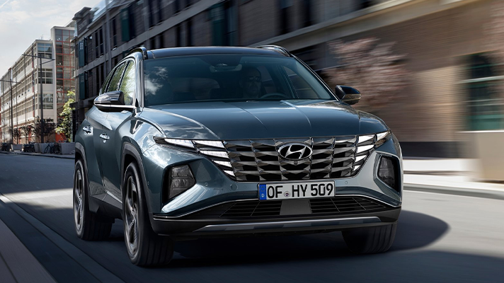 현대자동차 투싼 정면