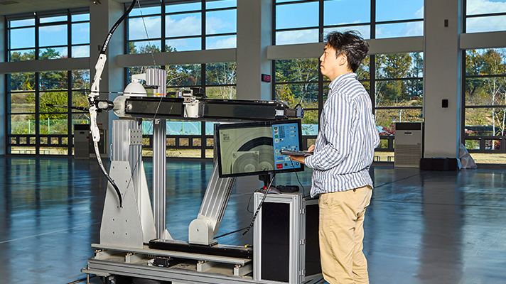 양궁 고정밀 슈팅 머신 테스트