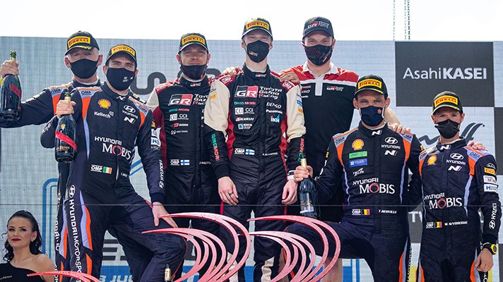 포디움에 오른 현대 모터스포츠 팀 드라이버
