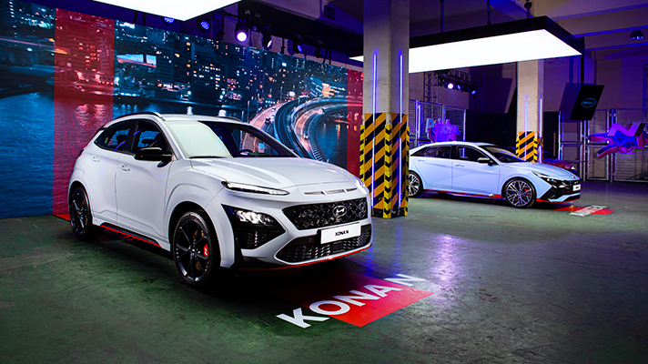 N 시티 서울 전시장 내 현대자동차 코나 N