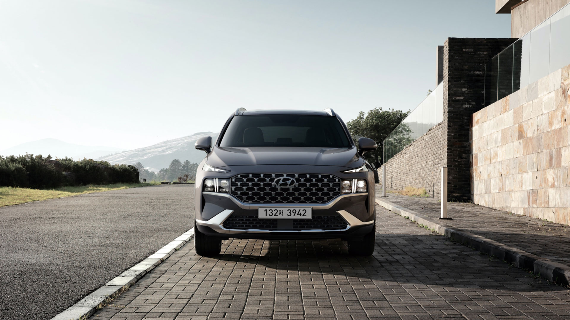 더 뉴 싼타페 전면