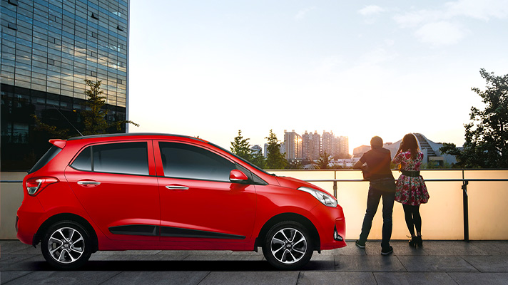 베트남 국민차'로 잘 알려진 그랜드 i10의 외관 앵글 뷰