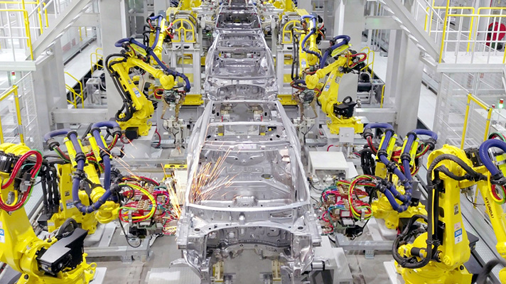 Kia Corporation India plant production line