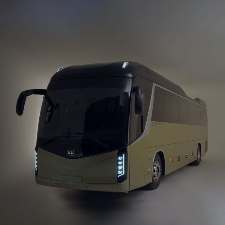 Technologies and Features of the Kia Granbird Super Premium Bus