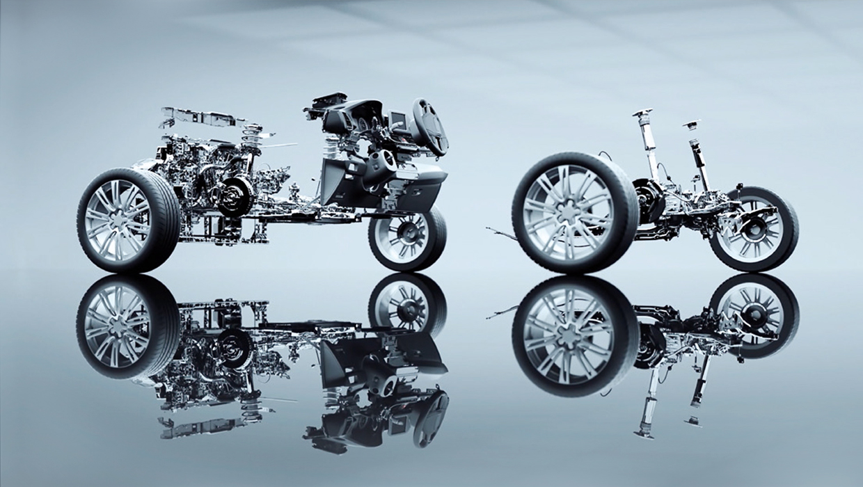 Hyundai Mobis 3 core modules (cockpit, chassis, front end)