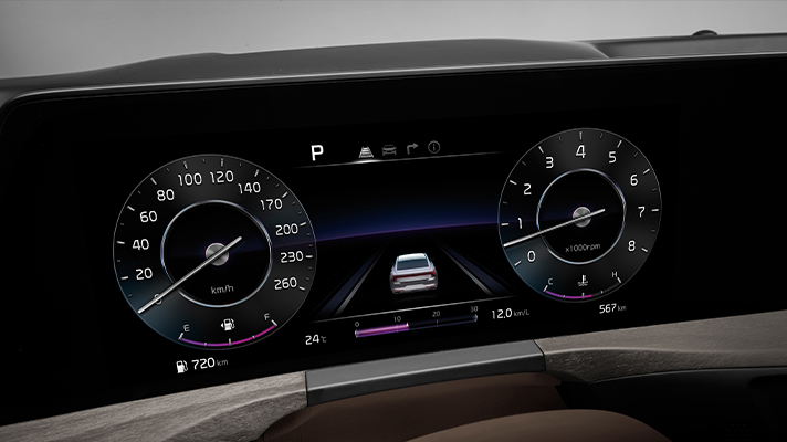 기아 K8 슈퍼비전 클러스터