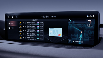 분할 화면을 지원하는 6세대 내비게이션