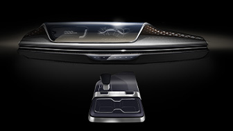 우주선과 우주여행을 테마로 한 4세대 카니발의 인테리어 디자인