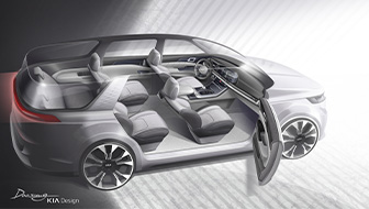 4세대 카니발의 스케치2