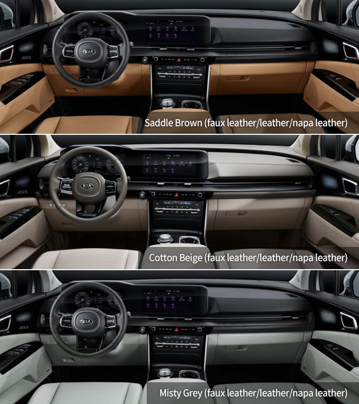 kia carnival saddle brown interior dereksheilds