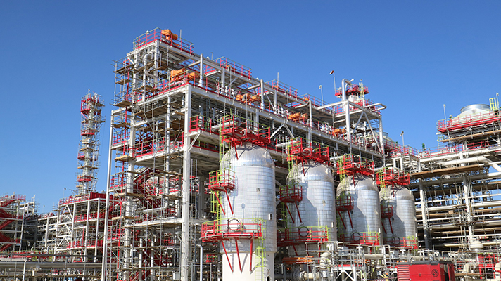 플랜트 철골구조물