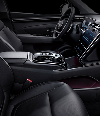 투싼 차량 앞좌석