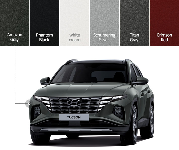 Exterior colors of the 4th generation Tucson