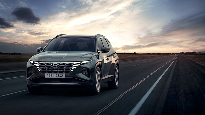 4세대 투싼 주행 모습