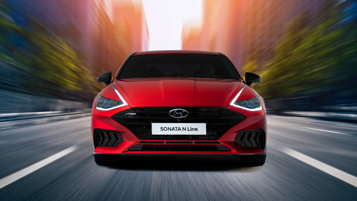 쏘나타 N 라인 전면부