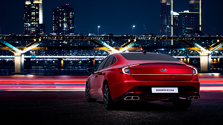 쏘나타 N 라인 후면