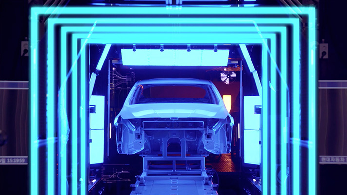 스마트 팩토리의 자동차 생산