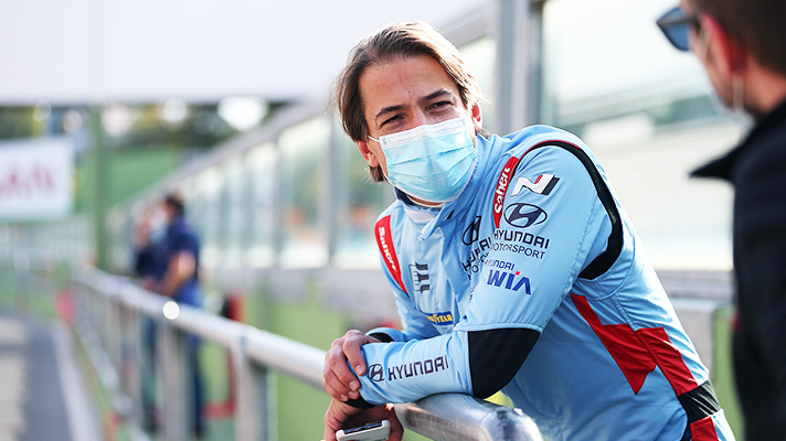 벨로스터 N ETCR 경주차를 최초로 테스트한 파푸스