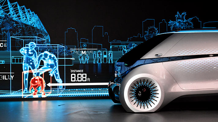 현대모비스의 M Vision 콘셉트