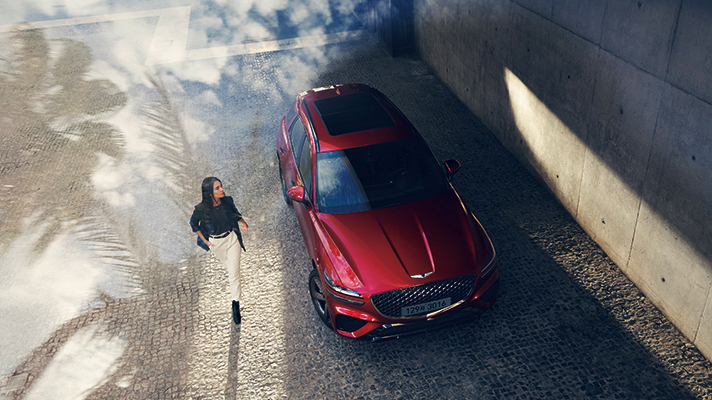 GV70 마우나 레드