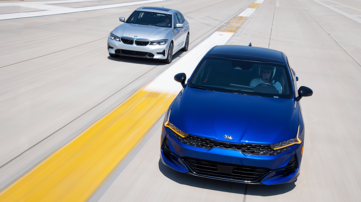 K5 GT 코너링 성능 테스트