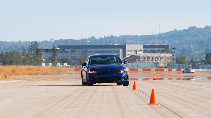 공식 출시 전 AMCI 테스트 중인 K5 GT