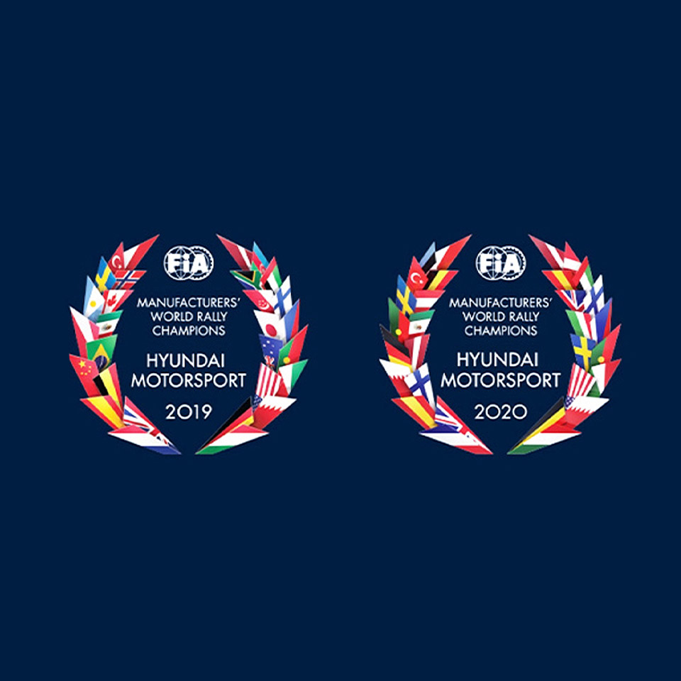 2020 WRC 제조사 부문 종합 우승 현대모터스포츠