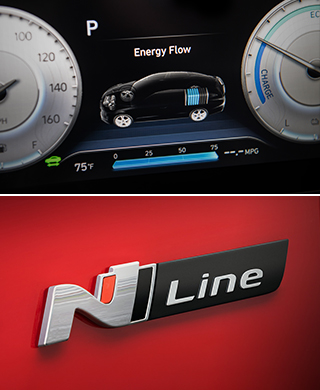 친환경 모델과 고성능 모델 아반떼