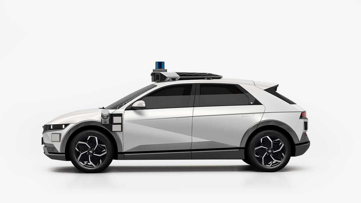 Hyundai Motor Company Ioniq Robot Taxi Side View