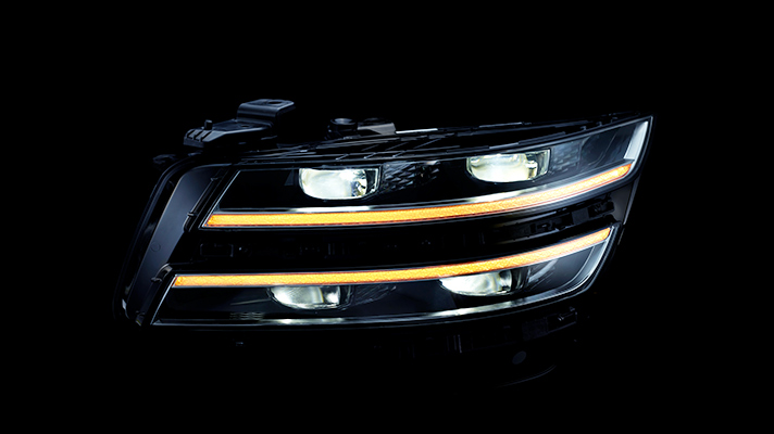 쿼드램프 모듈 점등 상태