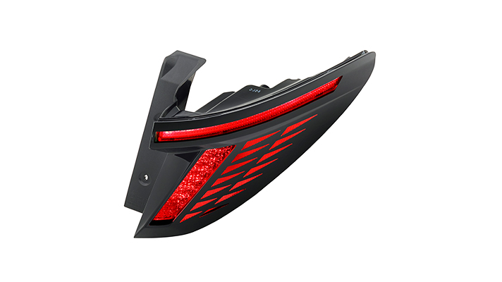 4세대 투싼 테일램프 모듈의 점등 상태