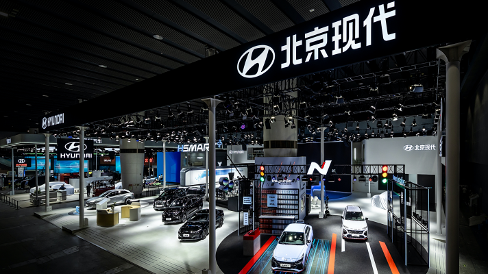 현대자동차, 광저우 모터쇼 전시공간